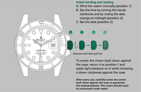 how to adjust the date on a rolex